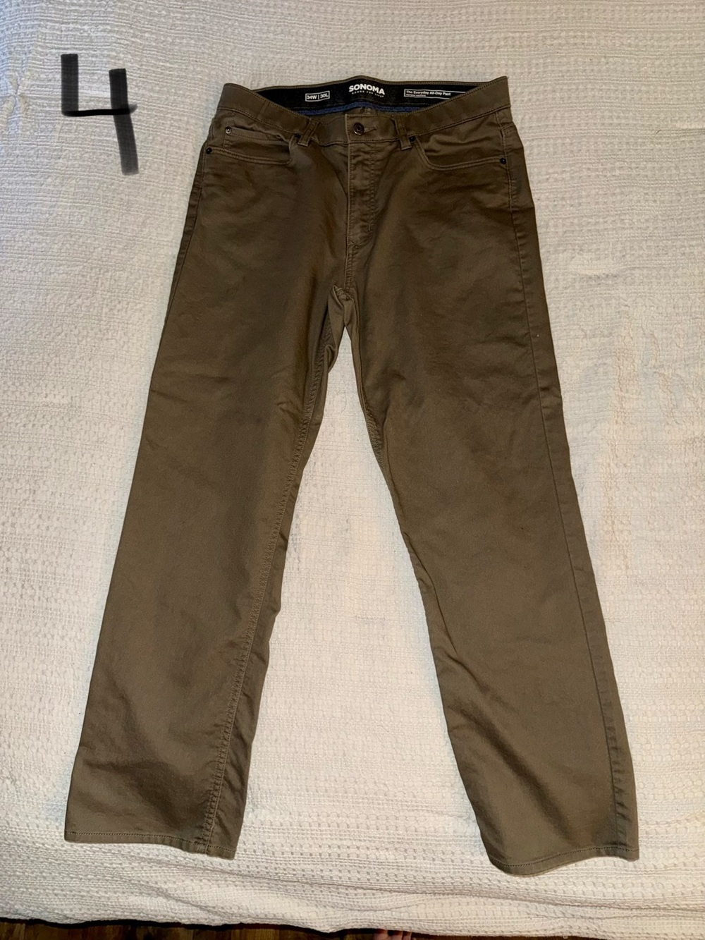 Sonoma Straight Leg Casual Pants